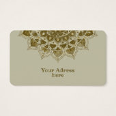 Classy Colorful Mandala India Style 4 (Rückseite)