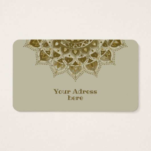 Classy Colorful Mandala India Style 4 (Rückseite)