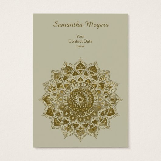 Classy Colorful Mandala India Style 4 (Rückseite)