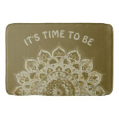 Classy Colorful Mandala India Style 4 Badematte (Vorderseite)