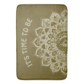 Classy Colorful Mandala India Style 4 Badematte (Vorderseite Vertikal)