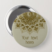 Classy Colorful Mandala India Style 4 Button (Vorne & Hinten)