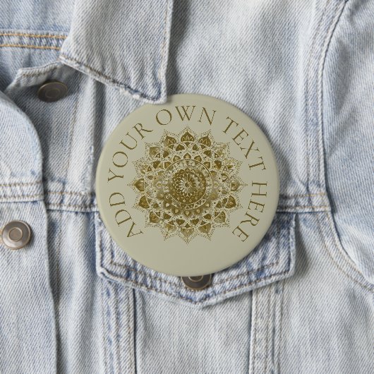 Classy Colorful Mandala India Style 4 Button (Beispiel)