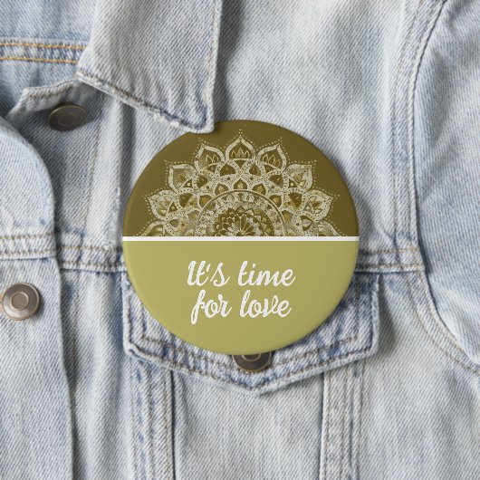 Classy Colorful Mandala India Style 4 Button (Beispiel)