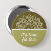 Classy Colorful Mandala India Style 4 Button (Vorne & Hinten)