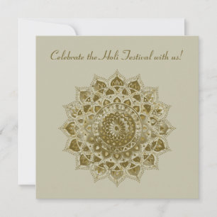 Classy Colorful Mandala India Style 4 Einladung