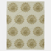 Classy Colorful Mandala India Style 4 Fleecedecke (Vorderseite)