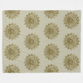 Classy Colorful Mandala India Style 4 Fleecedecke (Vorderseite (Horizontal))