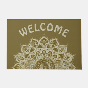 Classy Colorful Mandala India Style 4 Fußmatte
