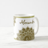 Classy Colorful Mandala India Style 4 Kaffeetasse (VorderseiteRechts)
