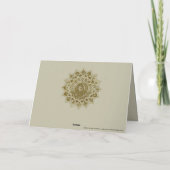 Classy Colorful Mandala India Style 4 Karte (Rückseite)