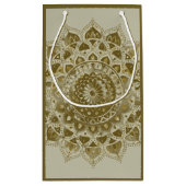 Classy Colorful Mandala India Style 4 Kleine Geschenktüte (Rückseite)