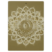 Classy Colorful Mandala India Style 4 Klemmbrett (Rückseite)