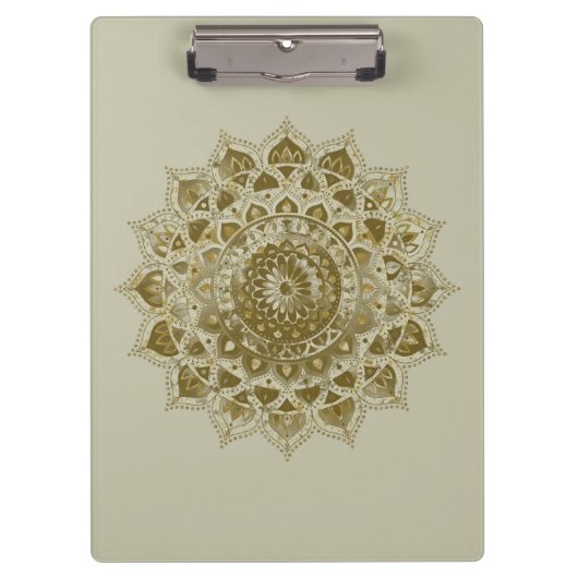 Classy Colorful Mandala India Style 4 Klemmbrett (Vorderseite)