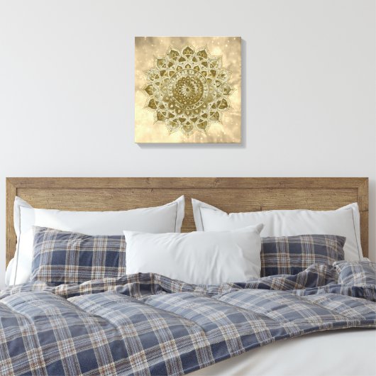 Classy Colorful Mandala India Style 4 Leinwanddruck (Insitu (Schlafzimmer))