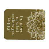 Classy Colorful Mandala India Style 4 Magnet (Horizontal)