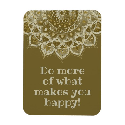 Classy Colorful Mandala India Style 4 Magnet (Vertikal)