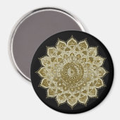 Classy Colorful Mandala India Style 4 Magnet (Vorderseite/Rückseite)