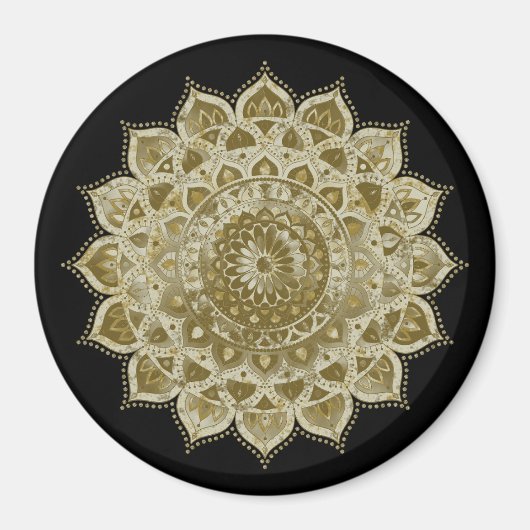Classy Colorful Mandala India Style 4 Magnet (Vorne)