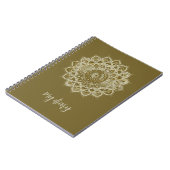 Classy Colorful Mandala India Style 4 Notizblock (Linke Seite)