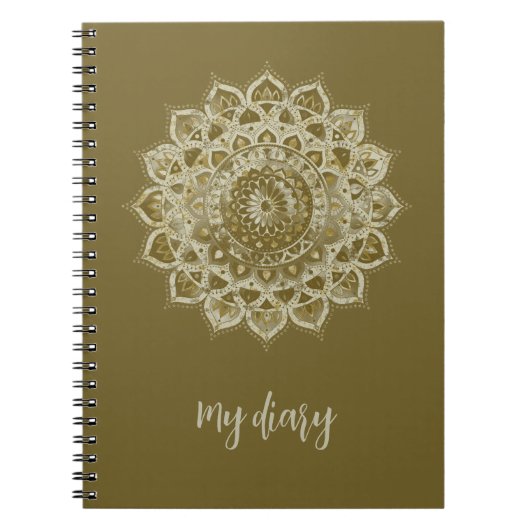 Classy Colorful Mandala India Style 4 Notizblock (Vorderseite)