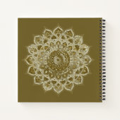 Classy Colorful Mandala India Style 4 Notizblock (Rückseite)