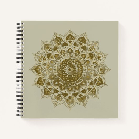 Classy Colorful Mandala India Style 4 Notizblock (Vorderseite)