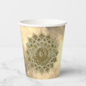 Classy Colorful Mandala India Style 4 Pappbecher (Vorderseite)