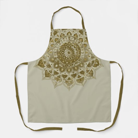 Classy Colorful Mandala India Style 4 Schürze (Vorderseite)