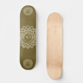 Classy Colorful Mandala India Style 4 Skateboard (Vorderseite)
