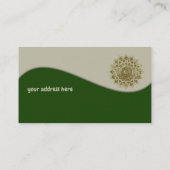 Classy Colorful Mandala India Style 4 Visitenkarte (Rückseite)