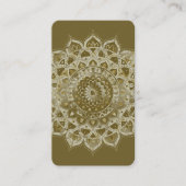 Classy Colorful Mandala India Style 4 Visitenkarte (Vorderseite)