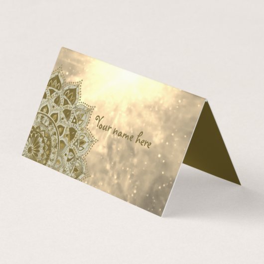 Classy Colorful Mandala India Style 4 Visitenkarten (Vorderseite)