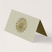 Classy Colorful Mandala India Style 4 Visitenkarten (Rückseite)