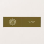 Classy Colorful Mandala India Style 4 Visitenkarten (Innenseite Aufgefaltet)