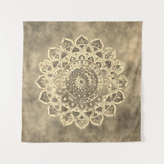 Classy Colorful Mandala India Style 4 Wandteppich (Vorderseite)