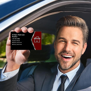 Classy Cool Realtor Real Anwesen Visitenkarte