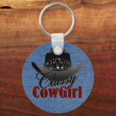 Classy Cowgirl Rodeo Queen Schlüsselanhänger (Vorderseite)