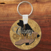 Classy Cowgirl Schlüsselanhänger (Vorderseite)