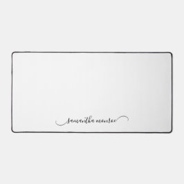 Classy Curved Swash Signature Name Schreibtischunterlage