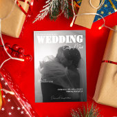 Classy Custom Magazine Style Wedding Einladung