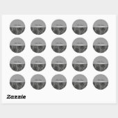 Classy Damask Monogram Stickers (Blatt)