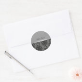 Classy Damask Monogram Stickers (Umschlag)