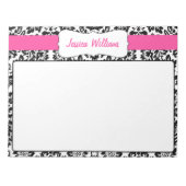 Classy Damask Notizblock (Vorderseite)