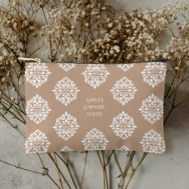 Classy Damask Regency Beige Zubehörtasche