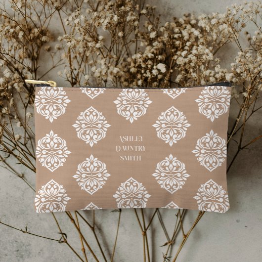 Classy Damask Regency Beige Zubehörtasche
