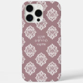 Classy Damask Regency Mountbatten Pink Case-Mate iPhone Hülle (Rückseite)