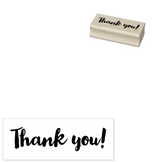 Classy Danke Gummistempel (Stempel)