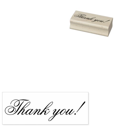 Classy Danke Gummistempel (Stempel)