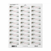 Classy Dark Red Teal Blue Floral Holiday Wreath (Vorne)